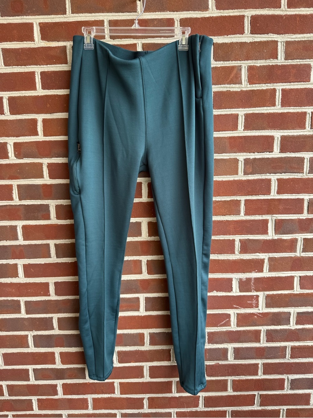 Swiss Tech Teal Ribbed Waistband Pullover